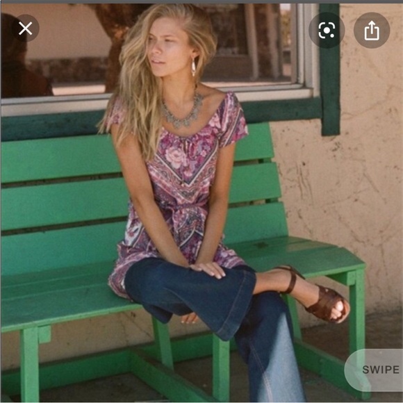 Arnhem Azalea Boho Off Shoulder Mini Dress - Picture 3 of 8